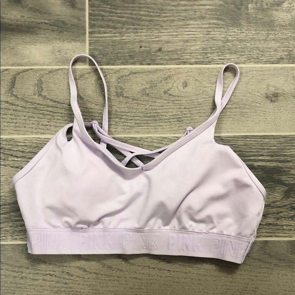 PINK Victoria's Secret Light Pink Sports Bra
